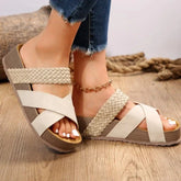 Aaran - White Ortho Rome Sandals